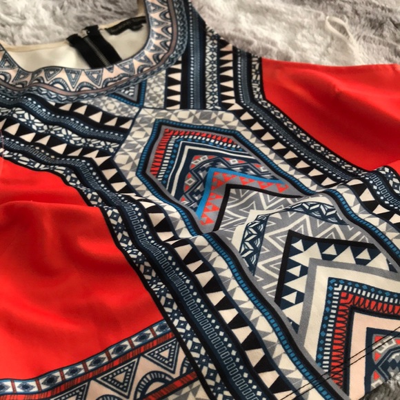 MULTI COLORED PRINT CROP TOP - Picture 3 of 3